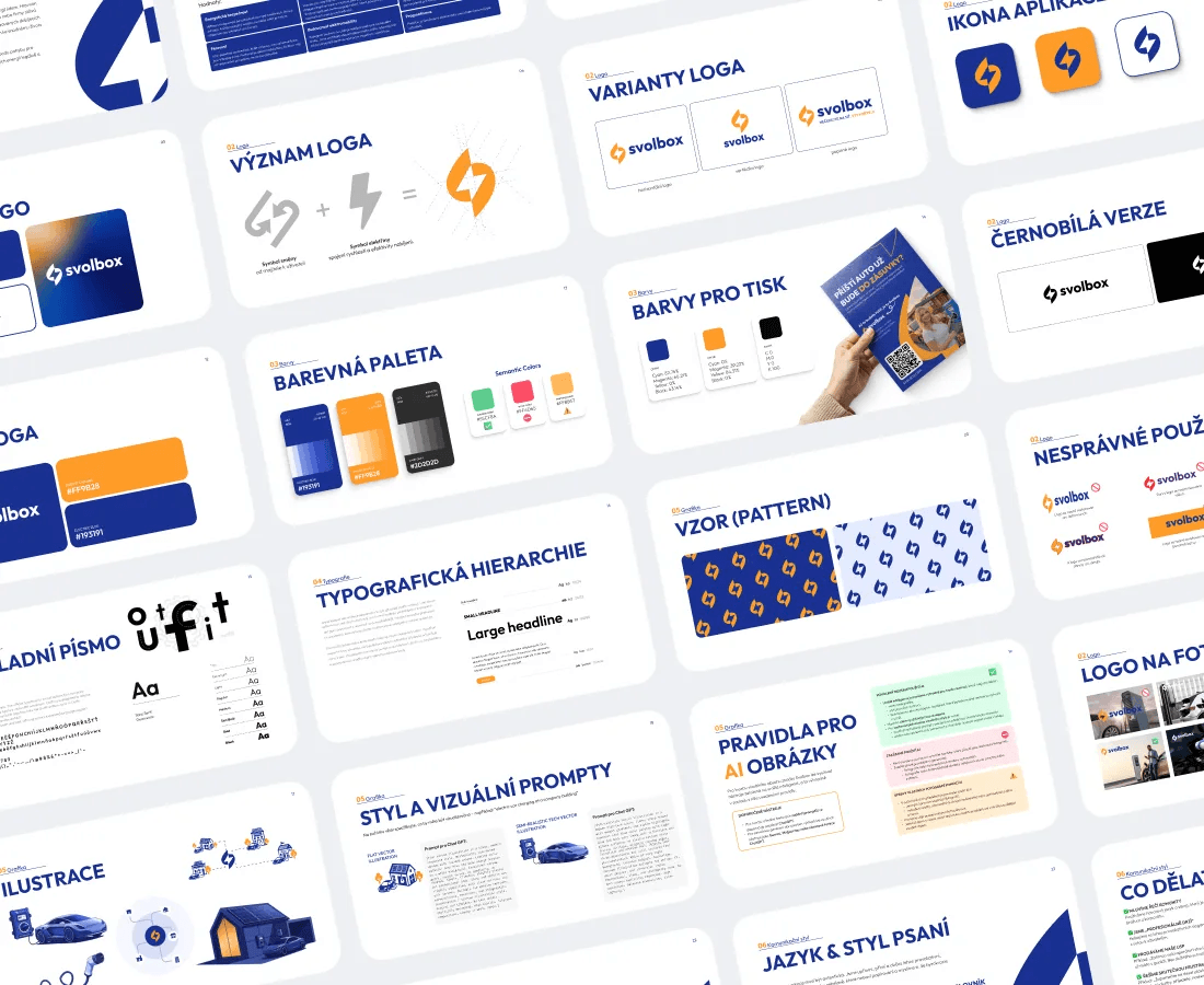Svolbox - brand book a pravidla vizuální identity
