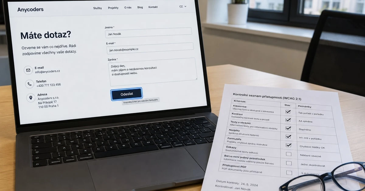 WCAG a přístupnost webu: kdo to musí řešit a co udělat i když „nemusíte“