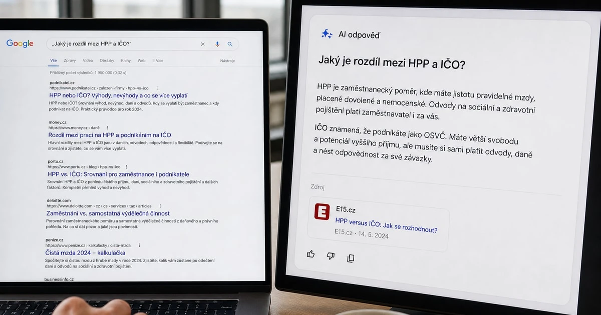 AEO a GEO: Proč už nestačí "být na Googlu"